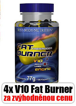 4x V10 Fat Burner Thermogenic - zvýhodněná cena