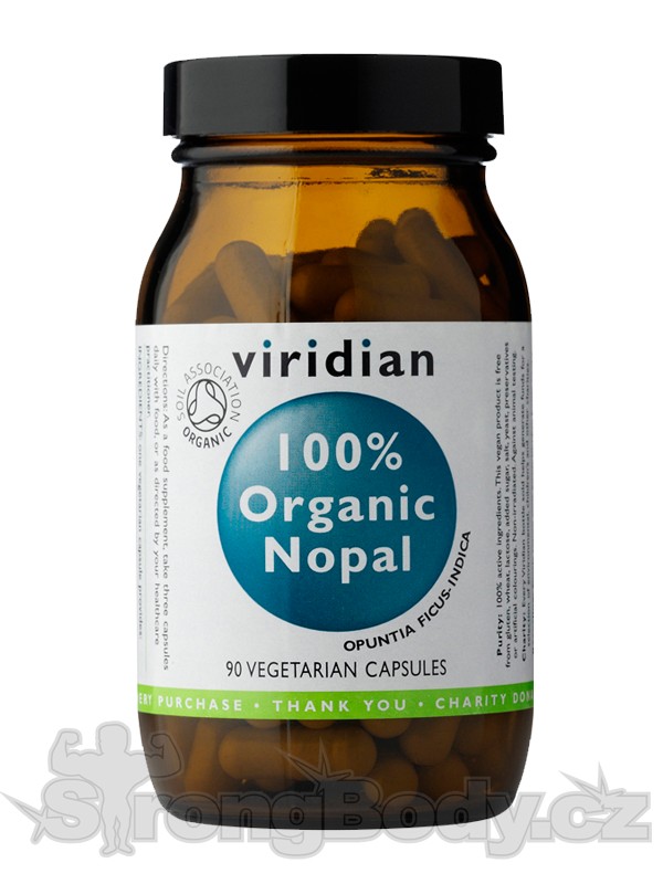 100% Organic Nopal 90 kapsl