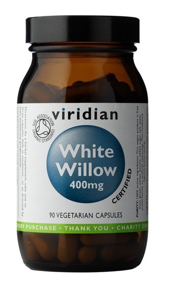 Organic White Willow Bark 400mg 90 kapsl