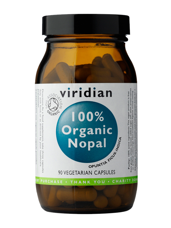 100% Organic Nopal 90 kapslí